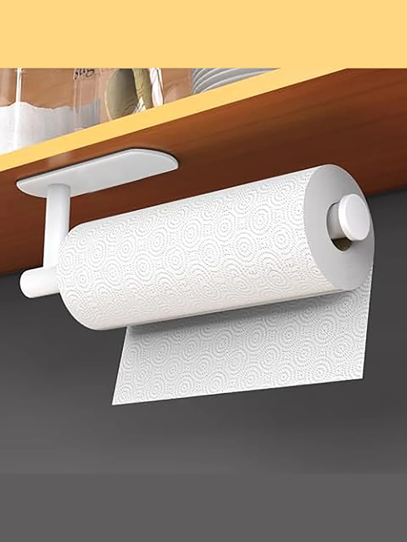 Adhesive Toilet Paper Holder – No Drilling Required