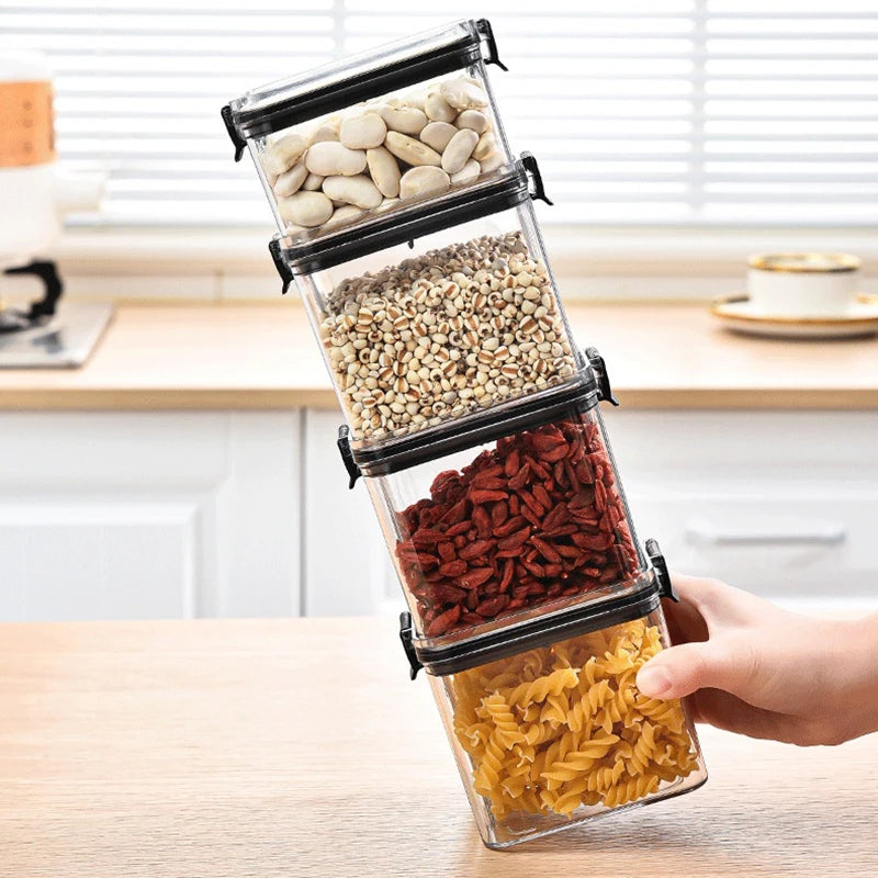 Airtight Kitchen Storage Containers – Moisture-Proof Jar Set