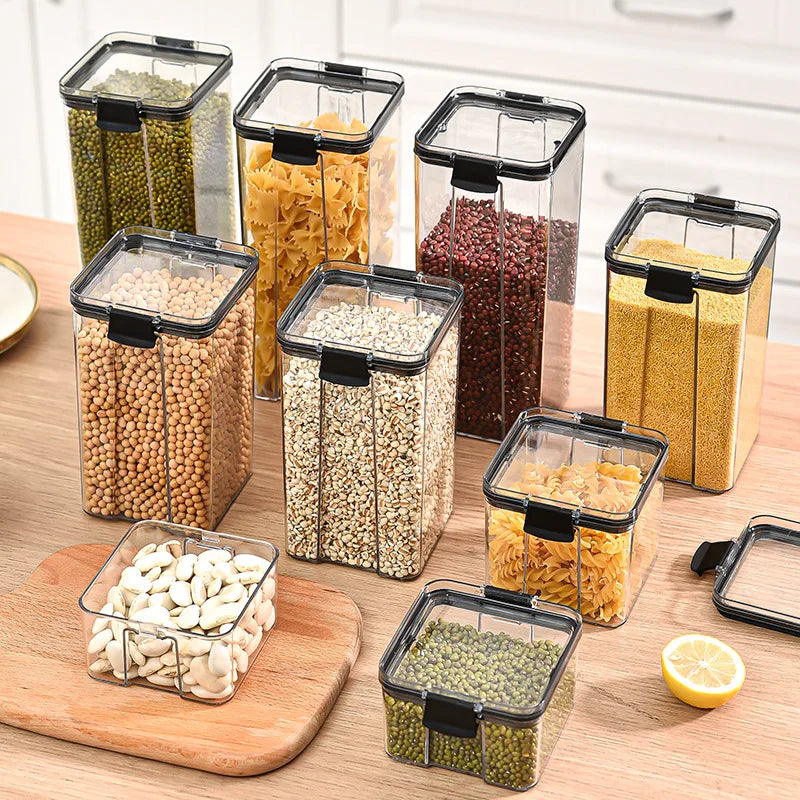 Airtight Kitchen Storage Containers – Moisture-Proof Jar Set