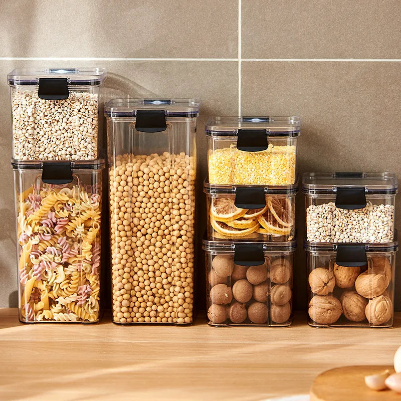 Airtight Kitchen Storage Containers – Moisture-Proof Jar Set
