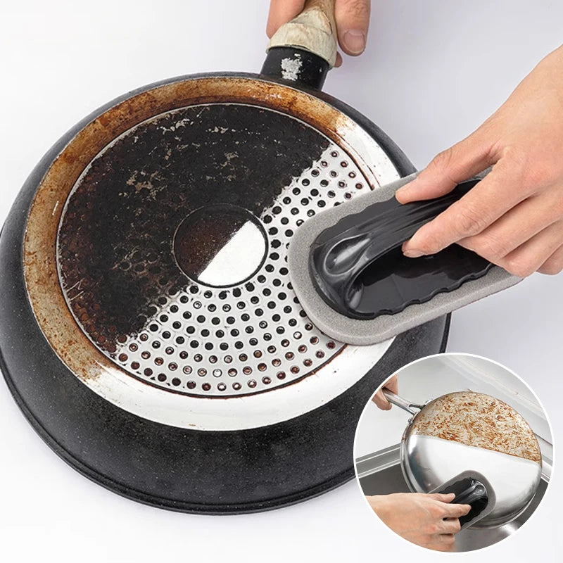 Magic Cleaning Eraser with Handle – Removes Rust & Stains