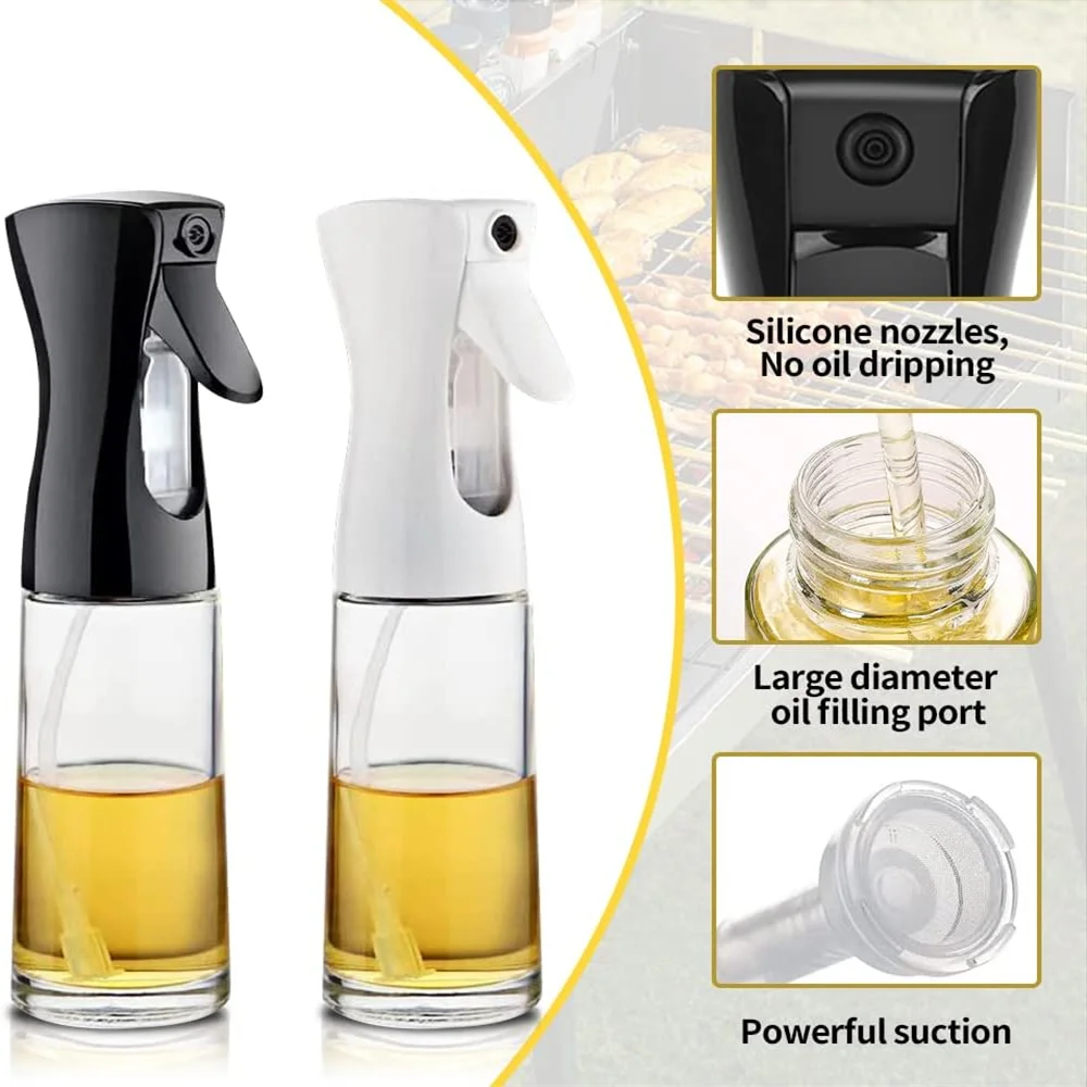 Reusable Kitchen Oil Sprayer – Olive Oil & Vinegar Mister
