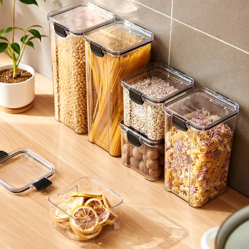 Airtight Kitchen Storage Containers – Moisture-Proof Jar Set