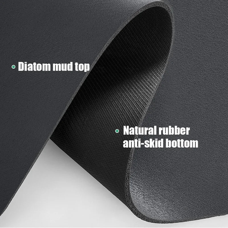 Quick-Dry Absorbent Kitchen Mat – Large Dish Drying Pad