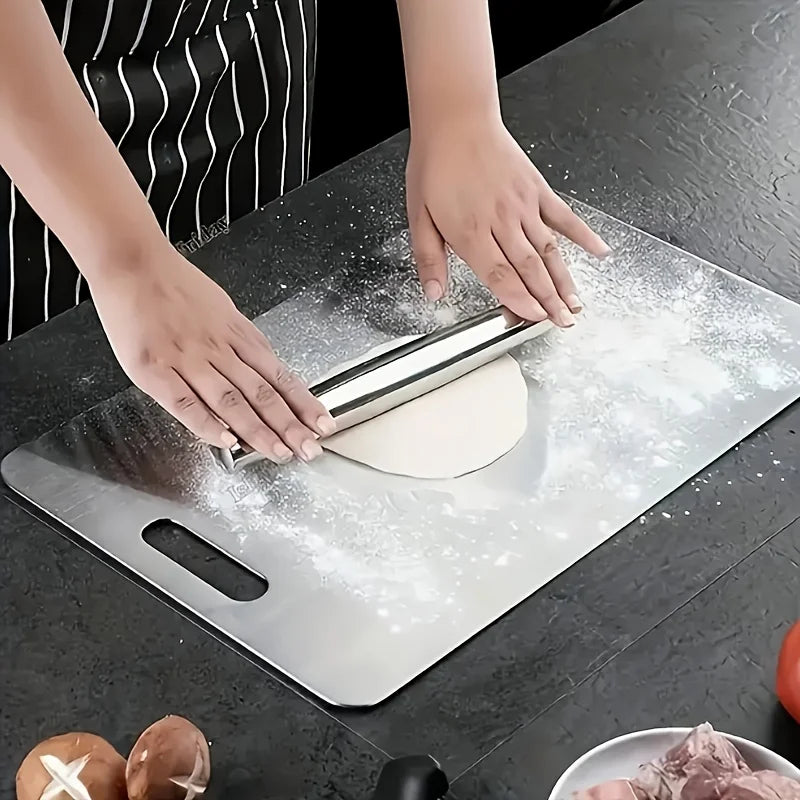 Stainless Steel Cutting Boards – Set of 3, BPA-Free & Non-Slip